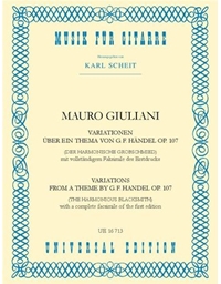 Mauro Giuliani: Variations on a Theme by G.F. Handel