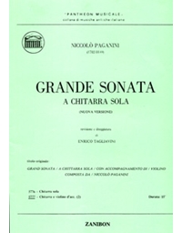 Paganini Niccolo  - Grande Sonata a Guitarra Sola