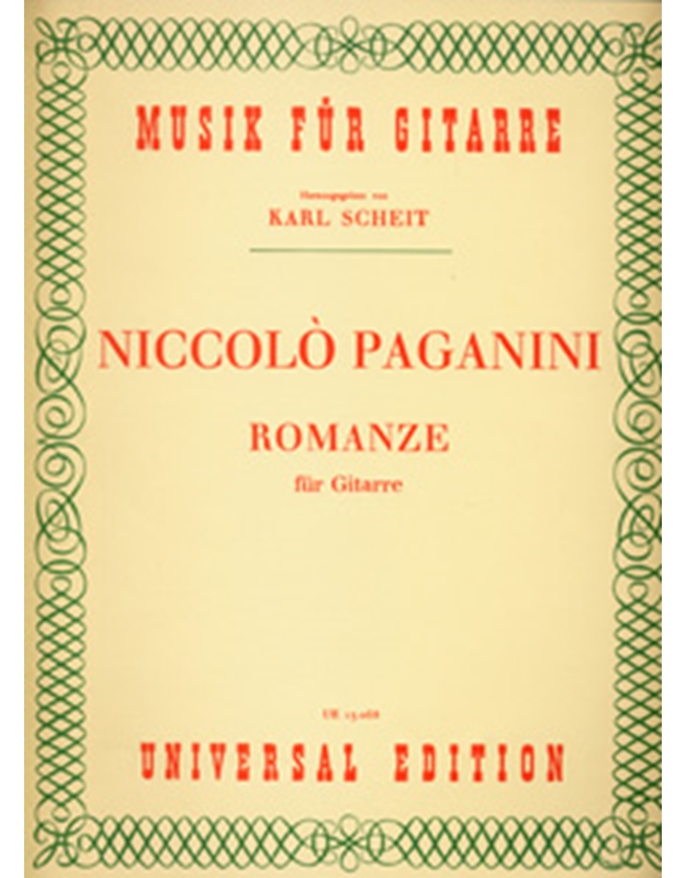 Paganini Niccolo - Romanze fur Gitarre