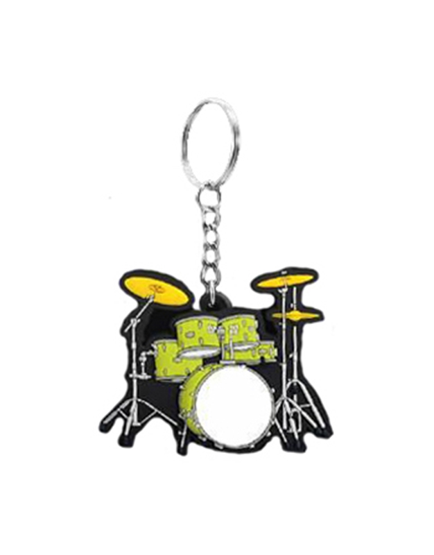 MusicianxDesigner Music Key Chain Drums (Green)