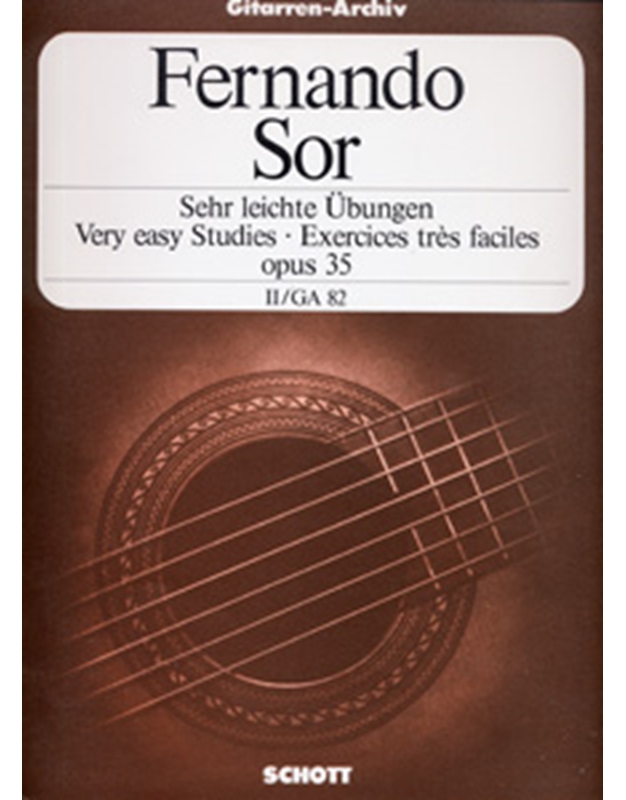 Sor Fernando  - Very Easy Studies (opus 35)
