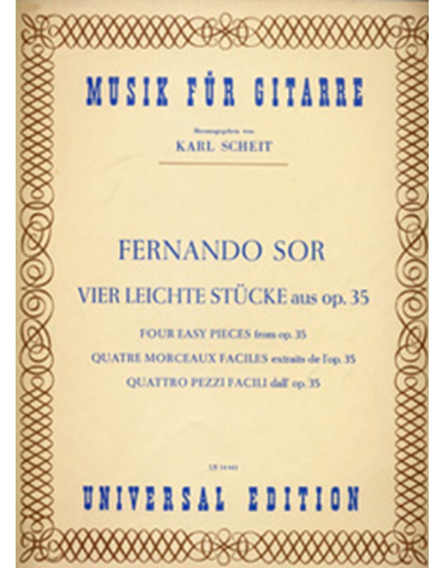 Sor Fernando - Four Easy Pieces from op. 35