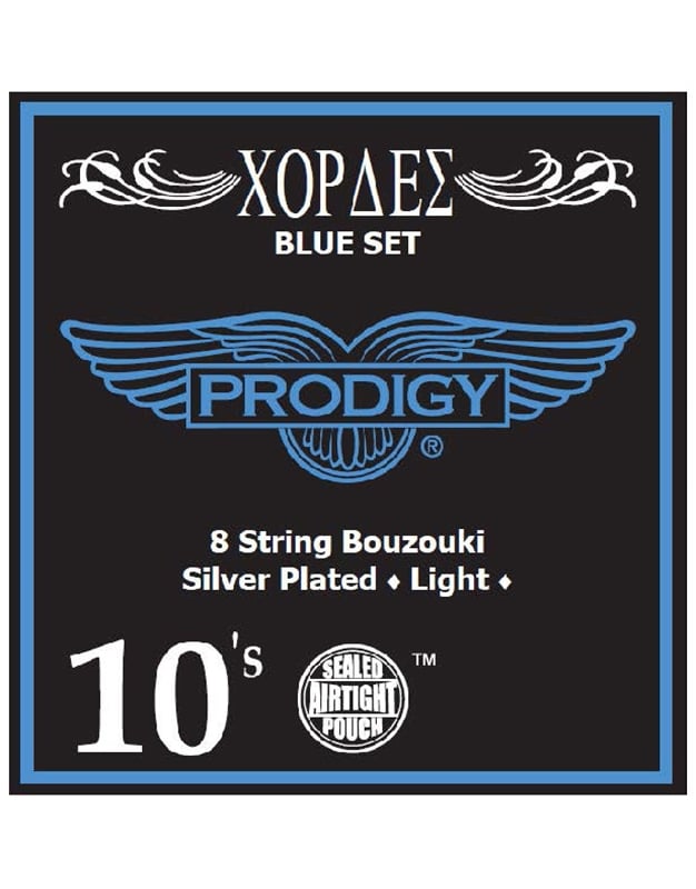 PRODIGY Blue 10s  Strings for Bouzouki (8string)