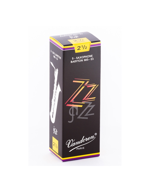 VANDOREN ZZ Jazz Baritone Saxophone Reeds No.2 1/2 ( Piece )