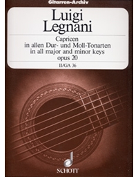 Legnani Luigi  - Capricen in allen Dur- und Moll- Tonarten