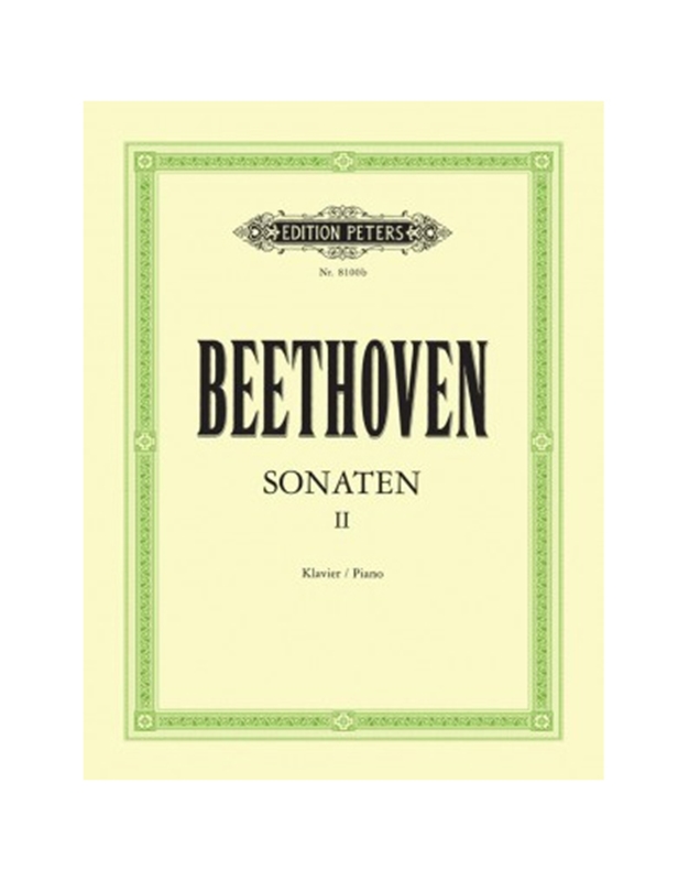 L.V.Beethoven - Sonatas II Klavier / Εκδόσεις Peters