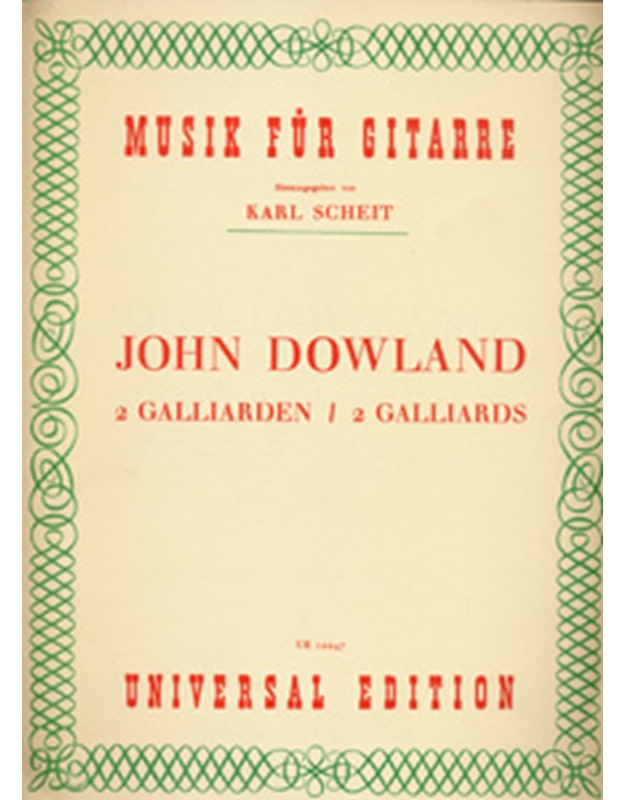 Dowland John  - 2 Galliards