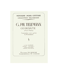 Telemann George Philipp - Courante Για Κιθάρα