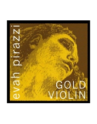 PIRASTRO Εvah Pirazzi Gold E Steel Μedium Χορδή Βιολιού (Mπίλια)