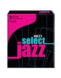 RICO JAZZ Soprano Saxophone Reeds Medium Νο.2 ( Piece) Filed