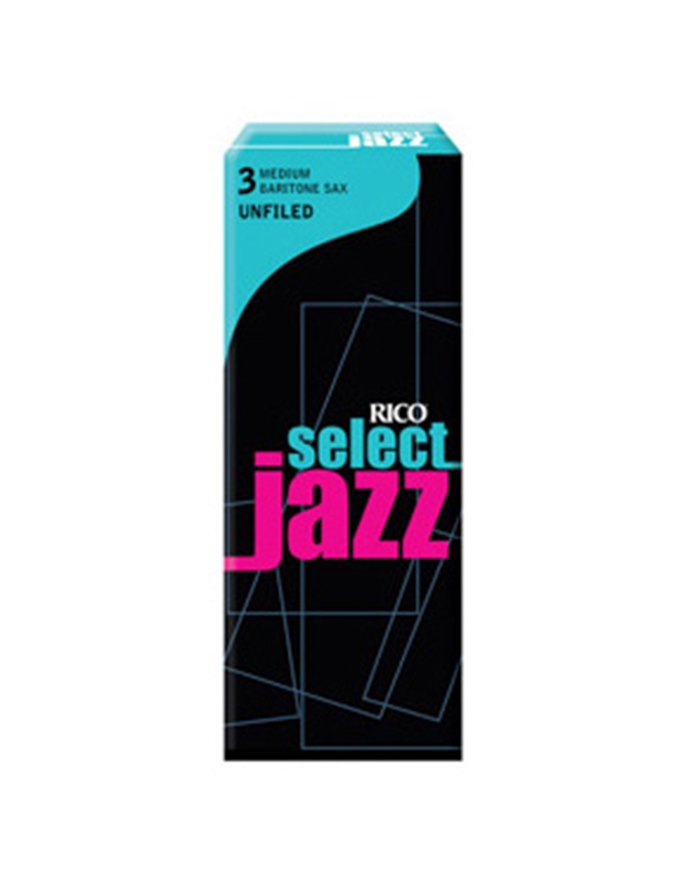 RICO Select Jazz Καλάμια Βαρύτονου Σαξοφώνου Soft Νο.2 ( Τεμ.) Unfiled