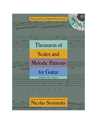 Nicolas Slonimsky - Thesaurus of Scales & Melodic Patterns for Guitar (Book/CD)