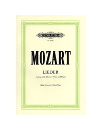 Wolfgang Amadeus Mozart - Lieder High / Edition Peters
