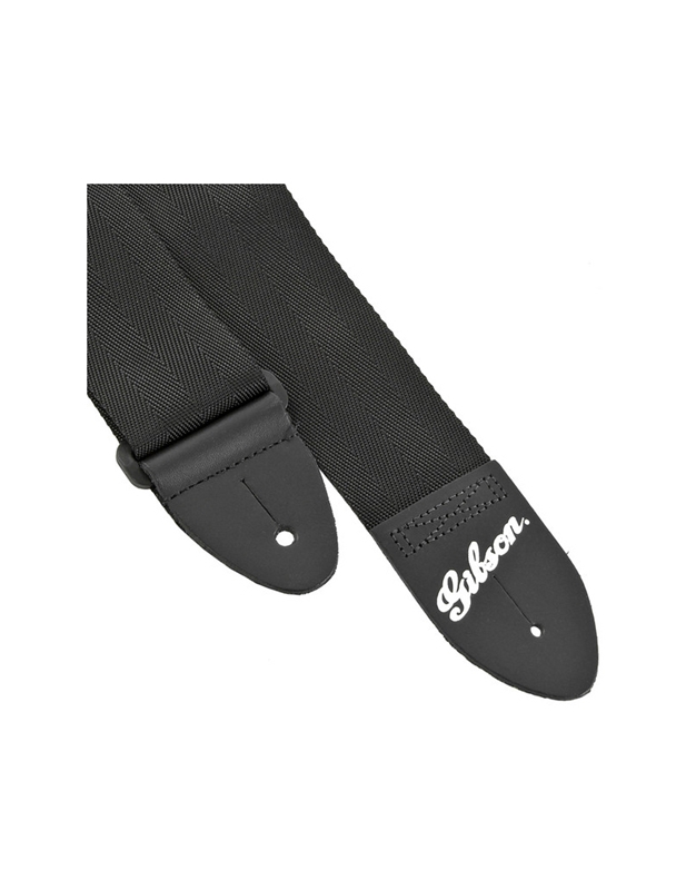 GIBSON ASGSB-10 Regular Style Safety Guitar Strap Black
