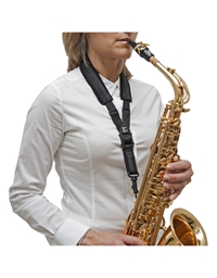 BG S10ESH Alto - Tenor Saxophone Strap - Elastic Snap Hook