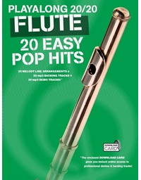 Playalong 20/20 Flute: 20 Easy Pop Hits BK/DCARD