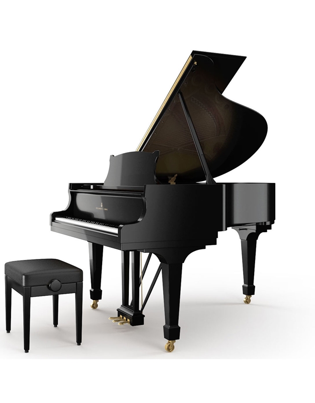 STEINWAY M-170 Grand Piano Polished Ebony