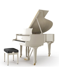 STEINWAY M-170 Grand Piano Ivory White