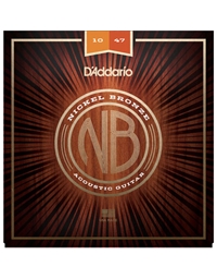D'Addario NB1047 Strings Nickel Bronze Acoustic Guitar