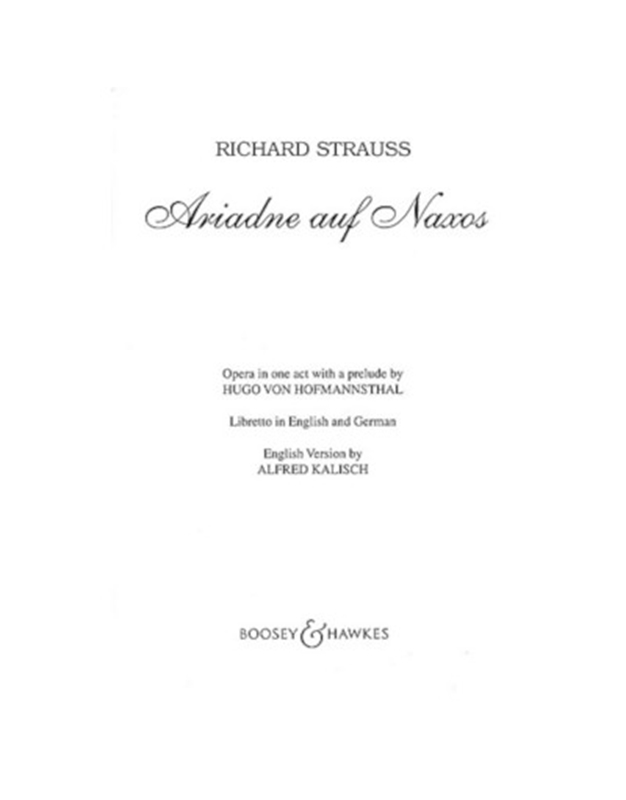 Strauss - Ariadne Auf Naxos
