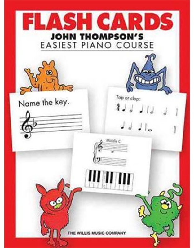 Thompson's Easiest Piano Course Flash Cards