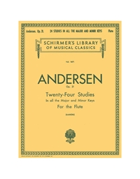 Andersen Joachim - 24 Etudes Op.21 / Schirmer Editions 