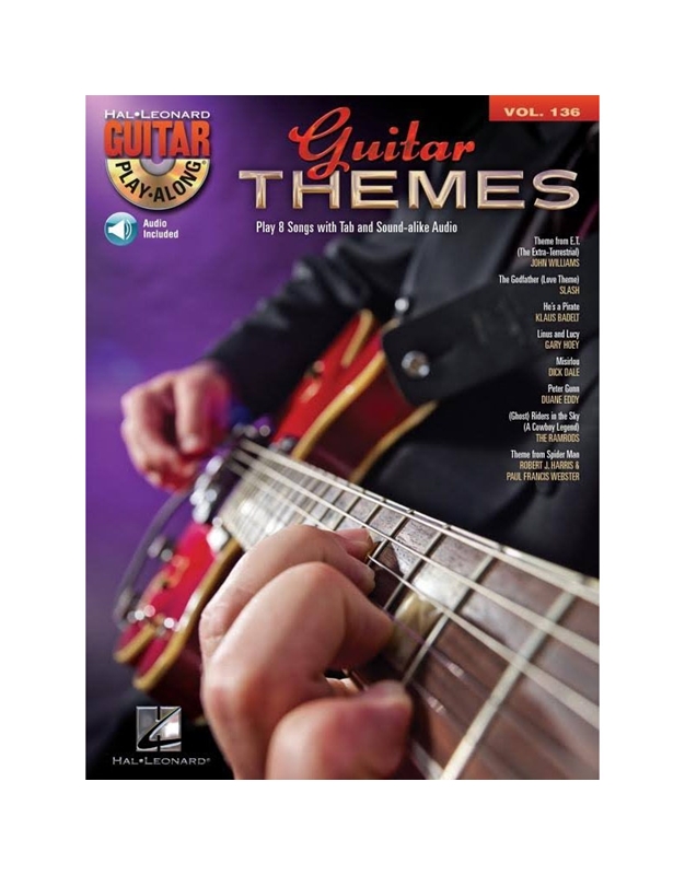 Guitar Play Along Vol.136 - Guitar Themes (Book/CD) / Hal Leonard