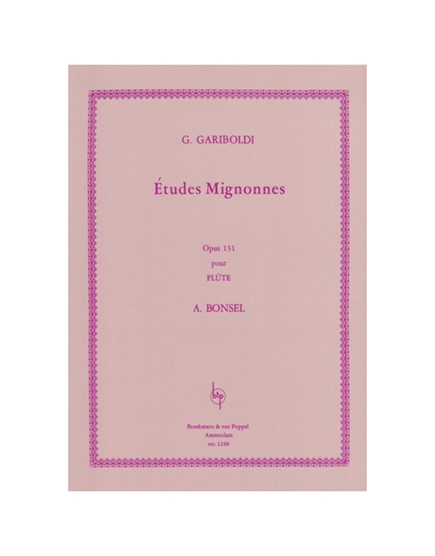 Giuseppe Gariboldi - Etudes Mignonnes Op.131 Flute / Εκδόσεις Broekmans
