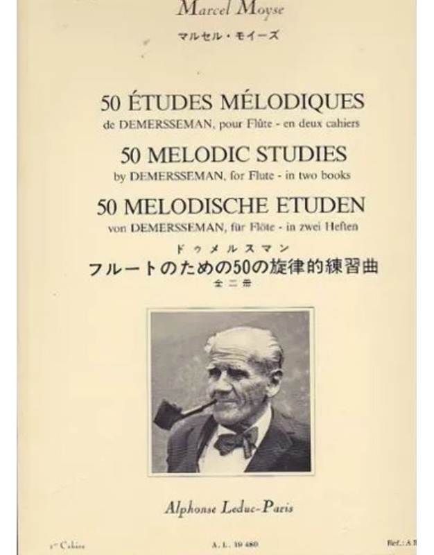 Moyse - 50 Etudes Melodiques  Op.4 Vol .2