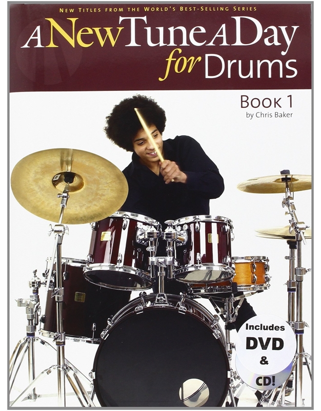 A New Tune A Day For Drums Book 1 (BK/CD/DVD)