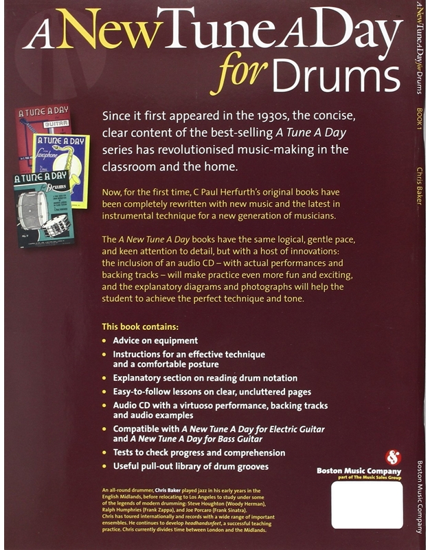 A New Tune A Day For Drums Book 1 (BK/CD/DVD)