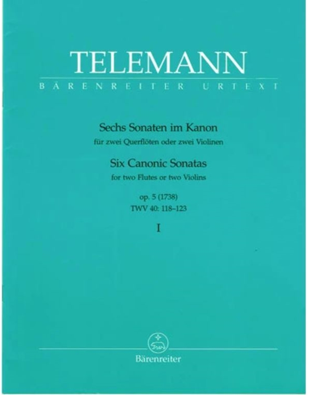 Telemann - 6 Canonic Sonatas Op.5 N1