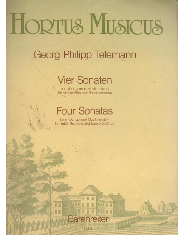 Four Sonatas For Flute & Harpsichord