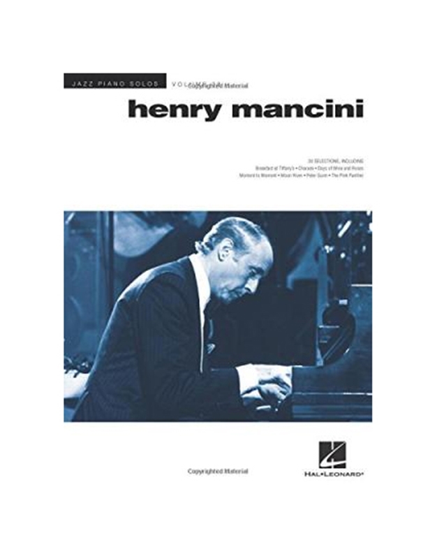Henry Mancini - Jazz Piano Solos Volume 38