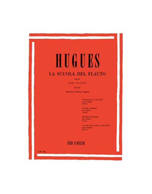 Hugues - Flute School Op.51 N.2 / Εκδόσεις Ricordi
