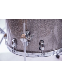 LUDWIG L7043AX2A Keystone X Titanium Glitter Acoustic Drums Set (Ex-Demo product)