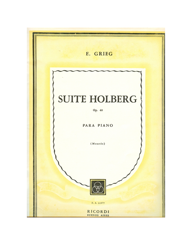Grieg - Holberg Suite Op.40 (Montes)