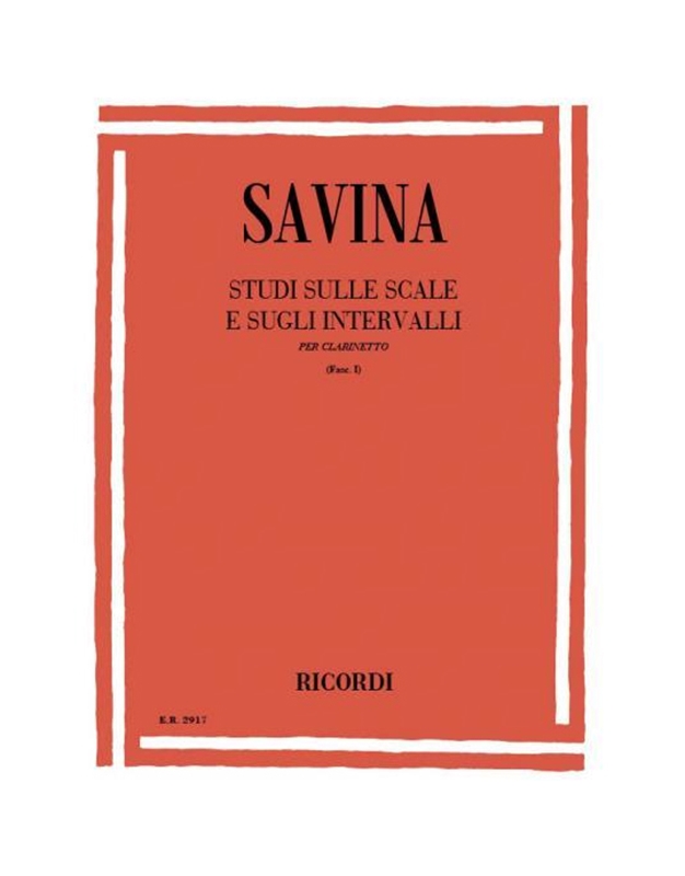 Leonardo Savina - Studi Sulle Scale E Sugli Intervalli No.1