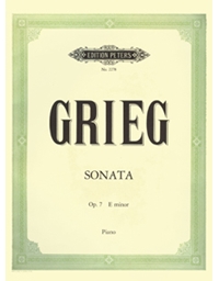 Edvard Grieg - Sonata Op. 7 E minor for piano /  Εκδόσεις Peters