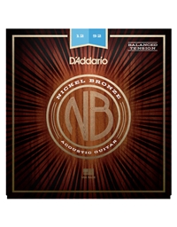 D'Addario NB1252BT Strings Nickel Bronze Acoustic Guitar