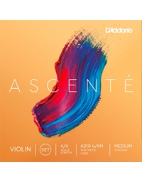 D'Addario ASCENTE A310 4/4 Medium Tension Violin Strings (Set)