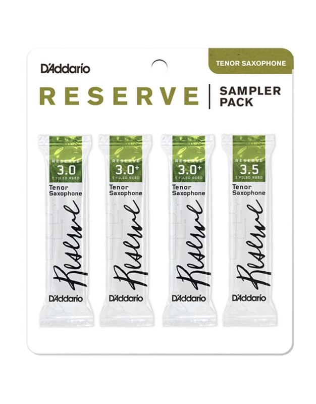 D'Addario Reserve Pack Tenor Saxophone Reeds (4 pieces)