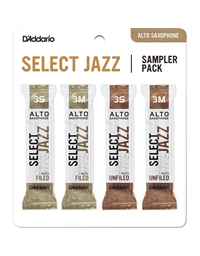 D'Addario Select Jazz Pack Alto Saxophone Reeds (4 pieces)