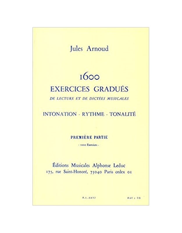 Arnoud Jules - 1600 Exercises Gradues Vol.1