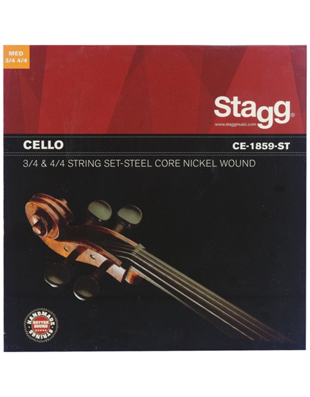 STAGG CE-1859-ST Cello Strings 4/4 - 3/4 Set