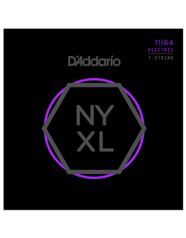 D'Addario NYXL1164 Χορδές Επτάχορδης Ηλεκτρικής Κιθάρας (11-64)