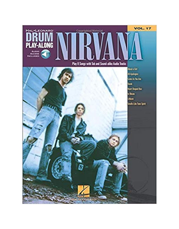 Nirvana Playalong Drums (Book/Audio)