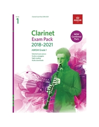 ABRSM Clarinet Exam Pieces 2018-2021 Grade 1 B/AUD