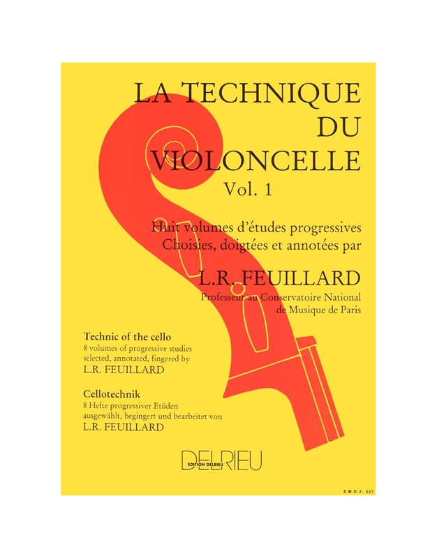 Louis R. Feuillard - Technique du violoncelle vol.1