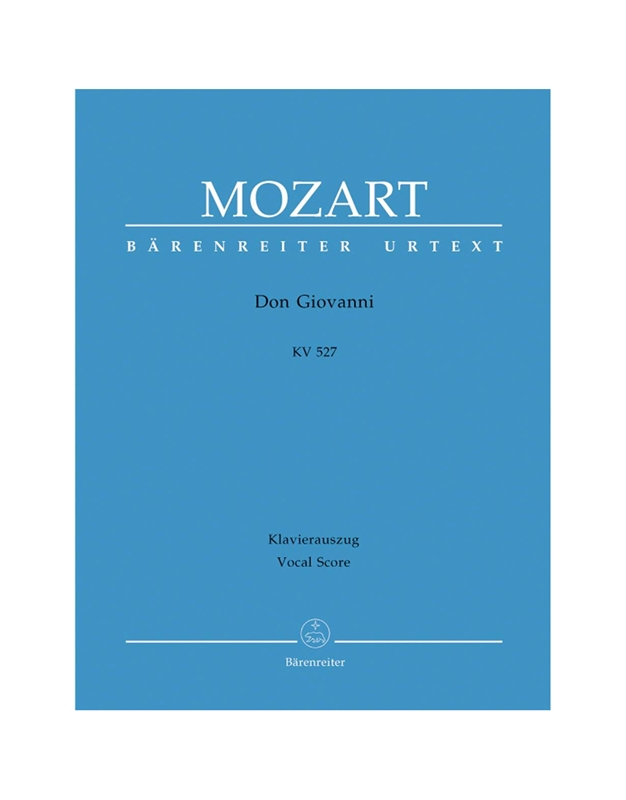 Wolfgang A. Mozart - Don Giovanni KV 527
